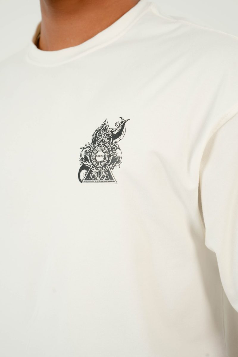 Oversized Graphic Print T-Shirt - Alchmey - Image 3