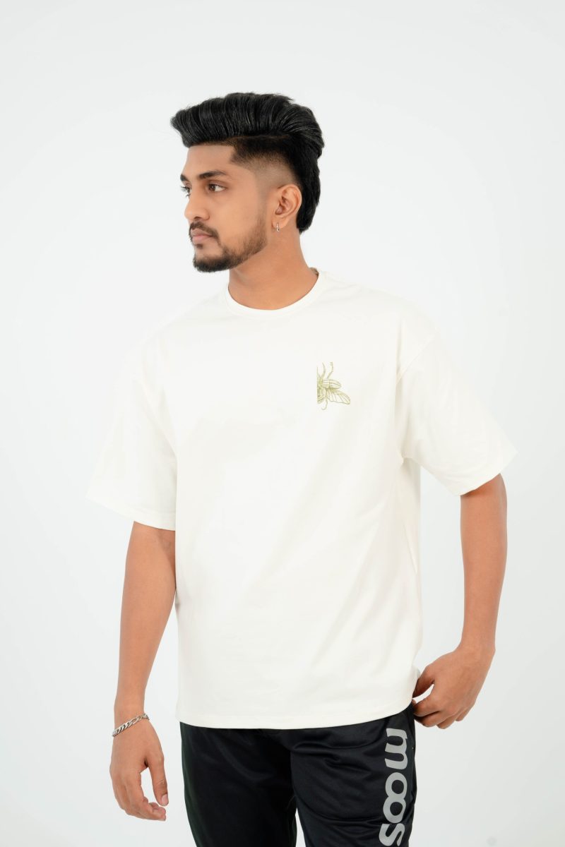 Oversized Graphic Print T-Shirt - Beetle - Image 2