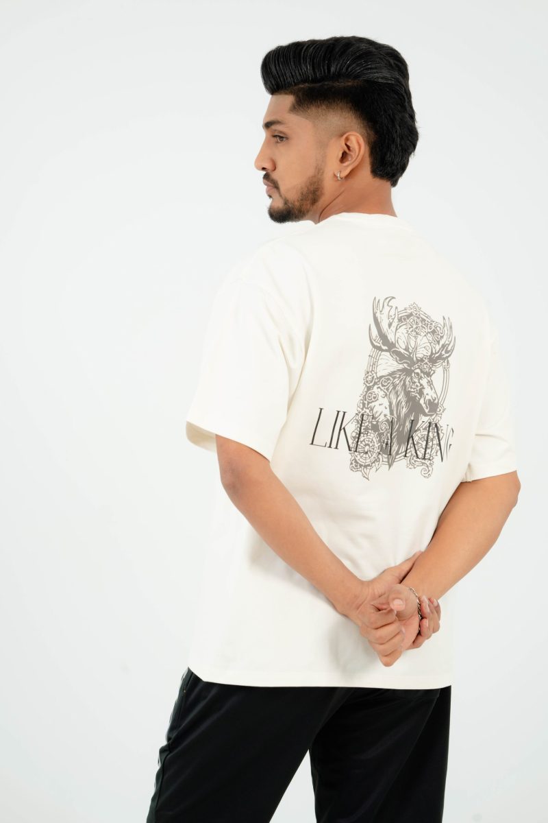 Oversized Graphic Print T-Shirt - King