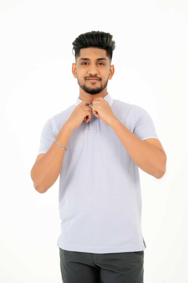 Moose Men's Textured Polo T-shirt - Lavender Purple - Image 2