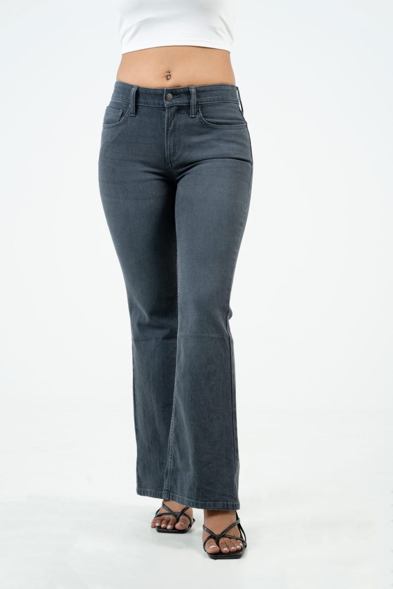 Women's Bootcut Denim - Black - Image 7