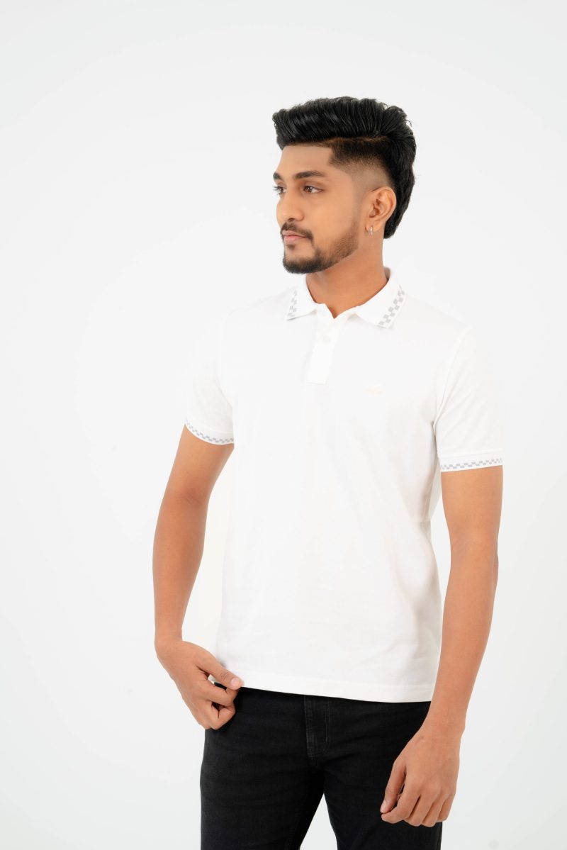 Moose Men's Contemporary Polo T-shirt - Off White - Image 2