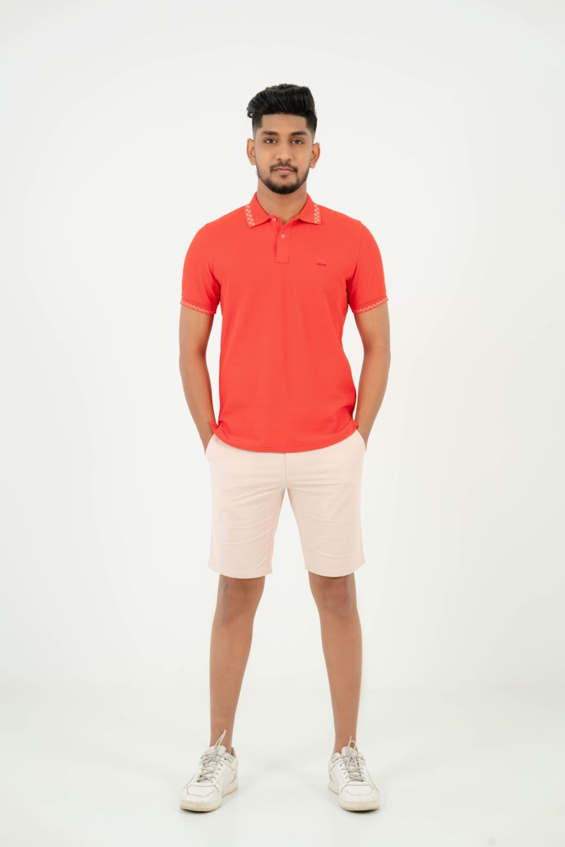 Moose Men's Contemporary Polo T-shirt - Scarlet Red