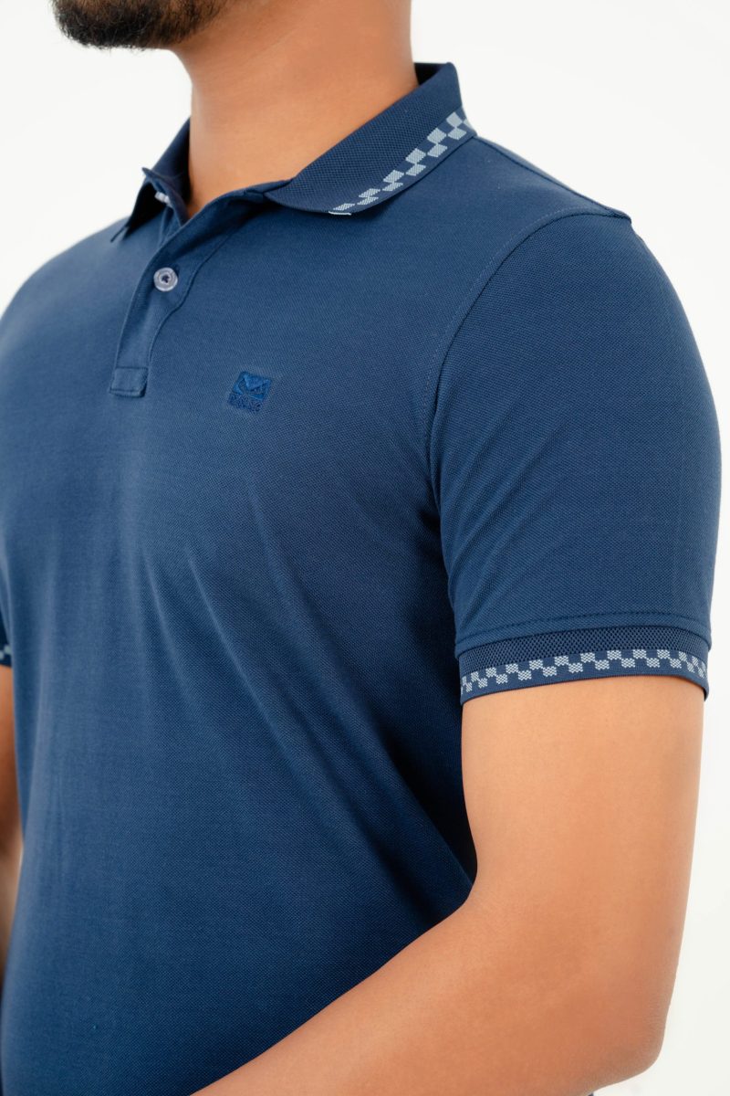 Moose Men's Contemporary Polo T-shirt - Prussian Blue - Image 3