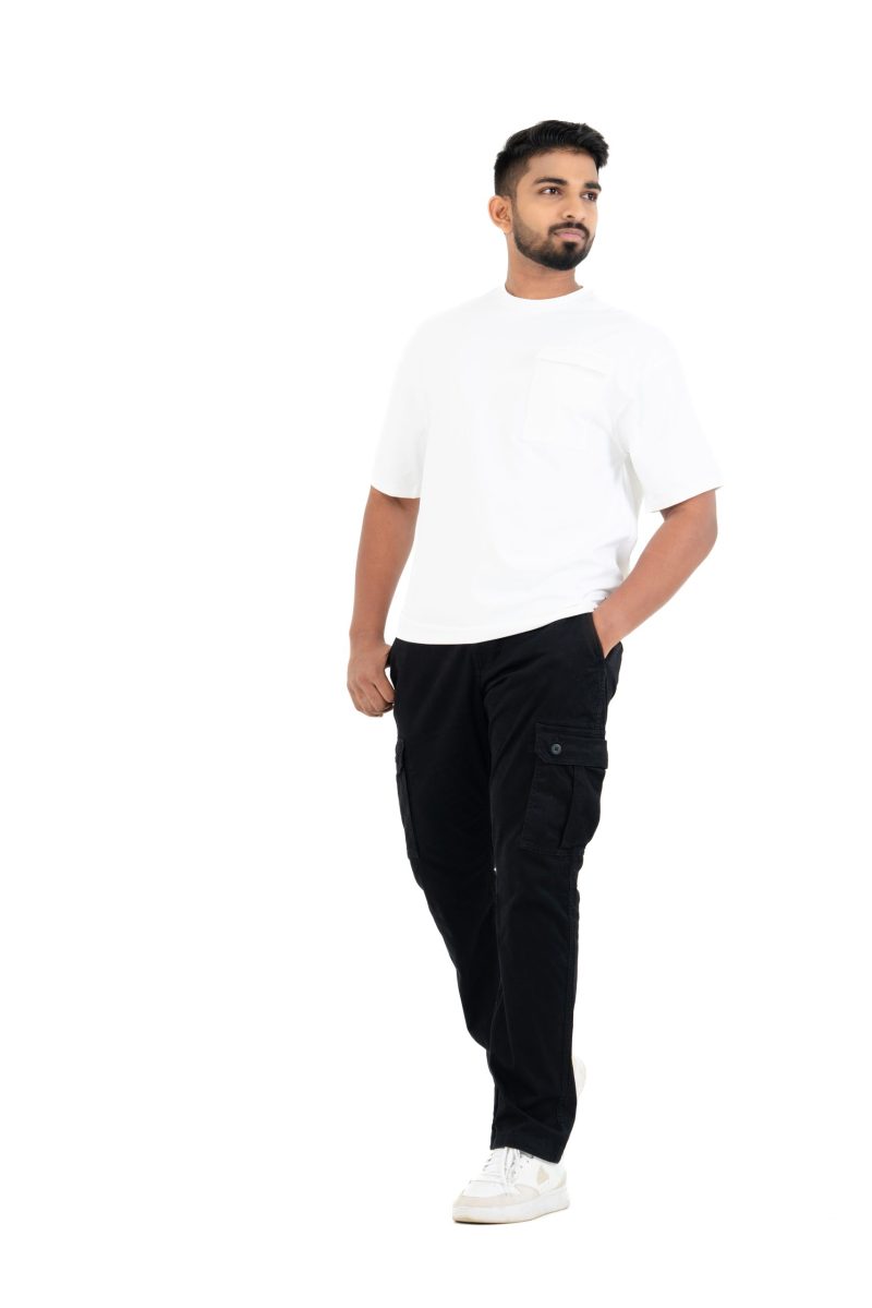 Men's Cargo Pant  - Black - Image 3