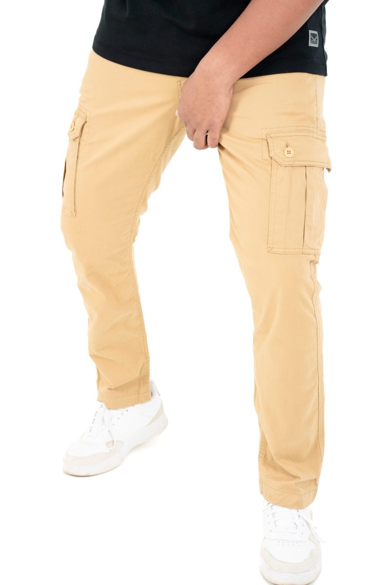 Men's Cargo Pant  - Cream Caramel - Image 2