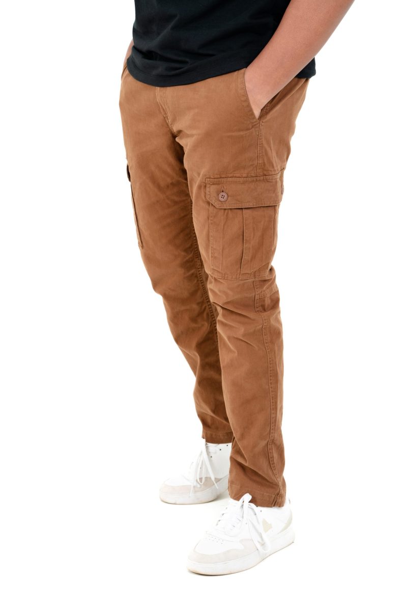 Men's Cargo Pant  - Dark Brown - Image 3