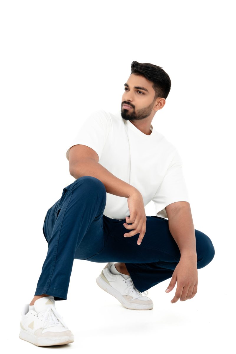 Men's Cargo Pant  - Navy Blue - Image 2