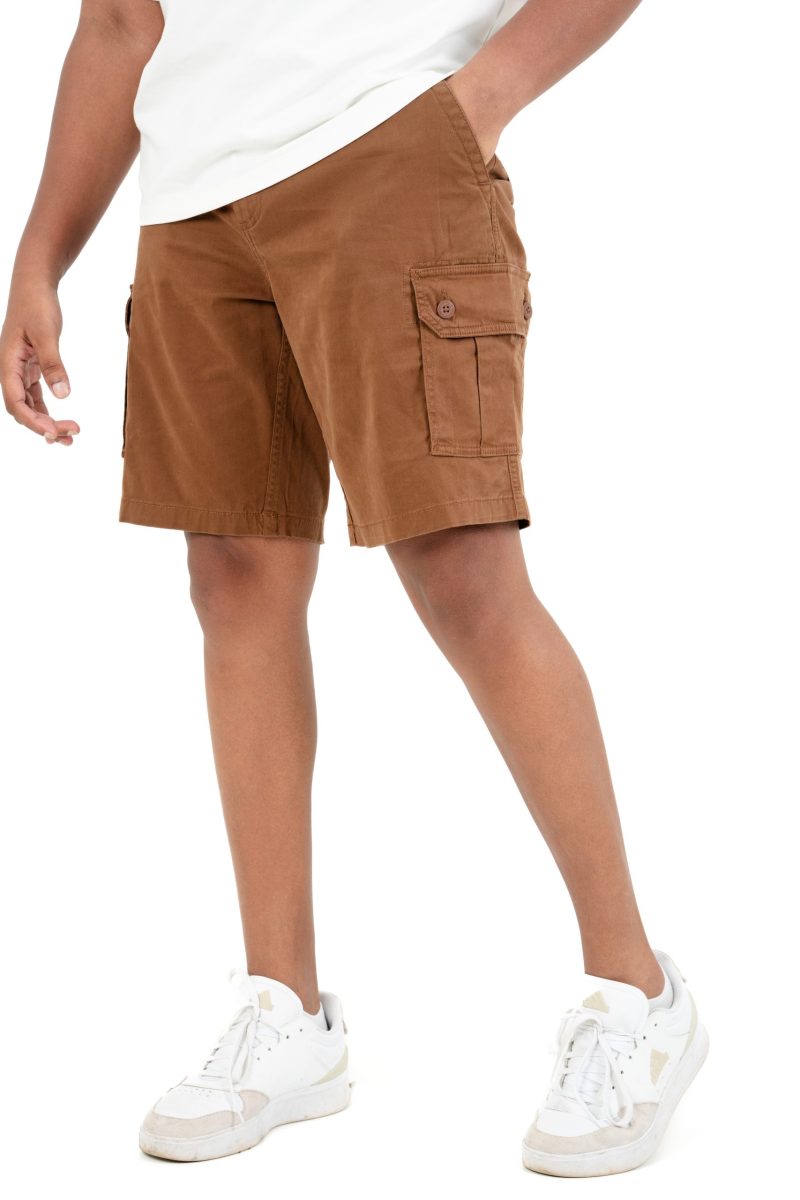 Men's Cargo Short  - Dark Brown - Image 2