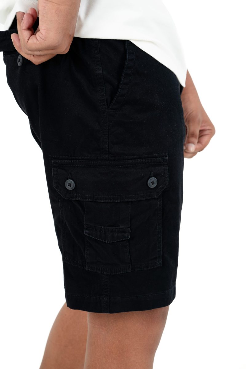 Men's Cargo Short  - Black - Image 3