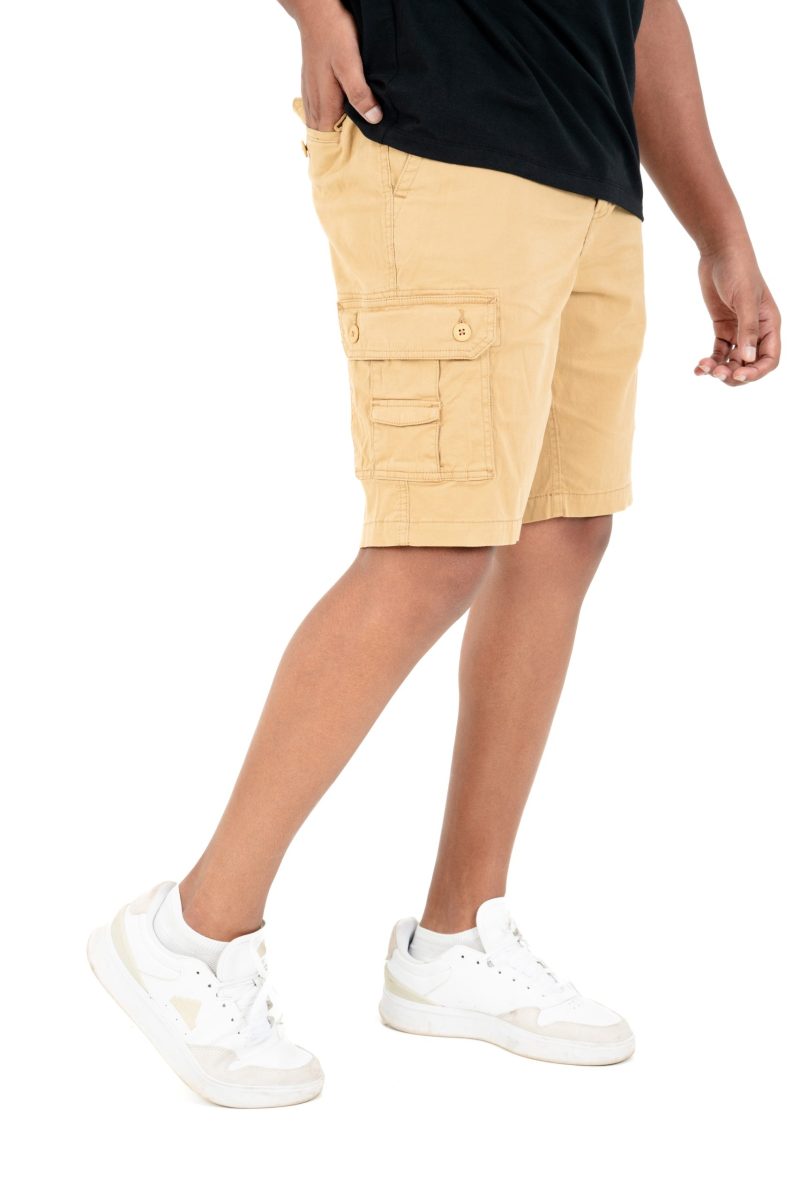 Men's Cargo Short  - Cream Caramel - Image 3
