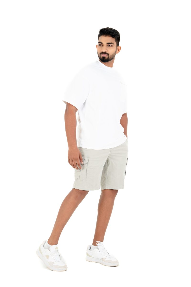 Men's Cargo Short  - Light Grey - Image 2