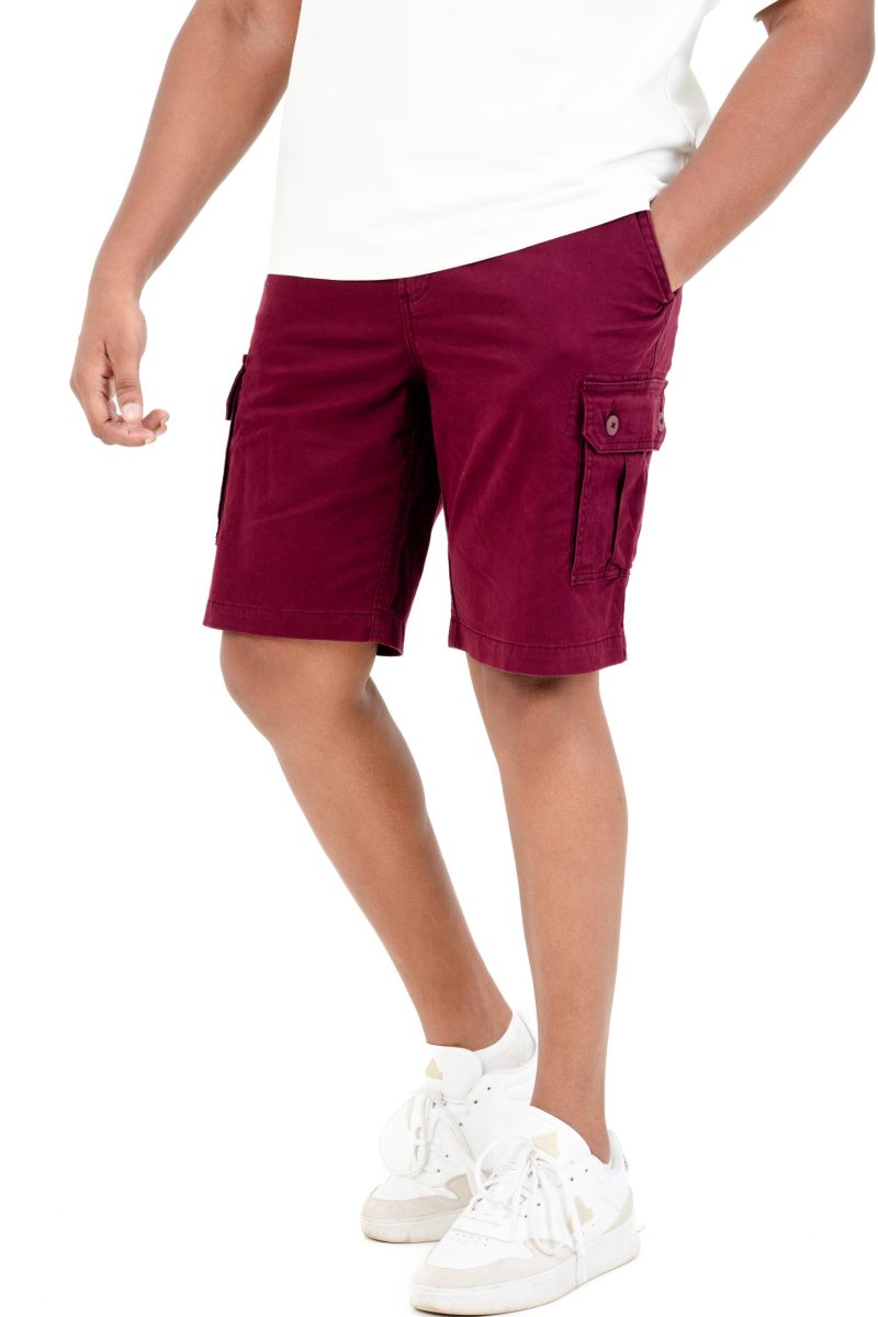 Men's Cargo Short  - Mulberry Wine