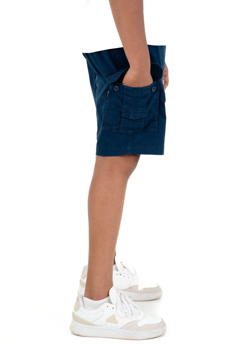Men's Cargo Short  - Navy Blue - Image 3