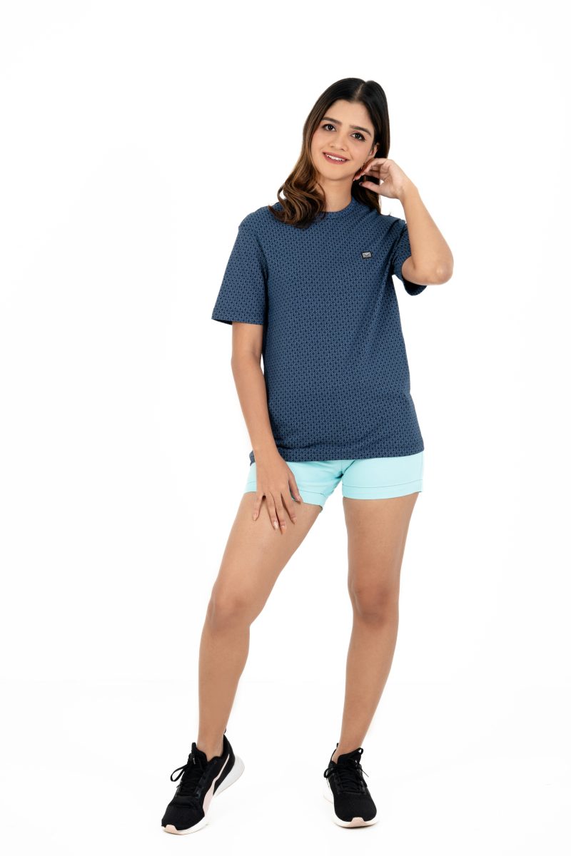 Everyday Essential Tee - Blue Print 1 - Image 2
