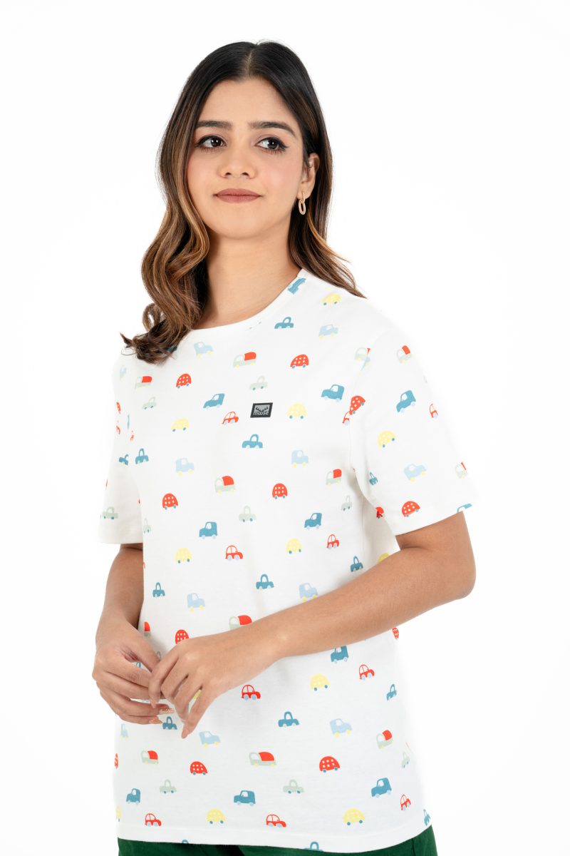 Everyday Essential Tee - Car Print 2
