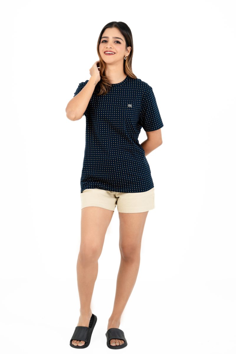 Everyday Essential Tee - Navy Print - Image 2