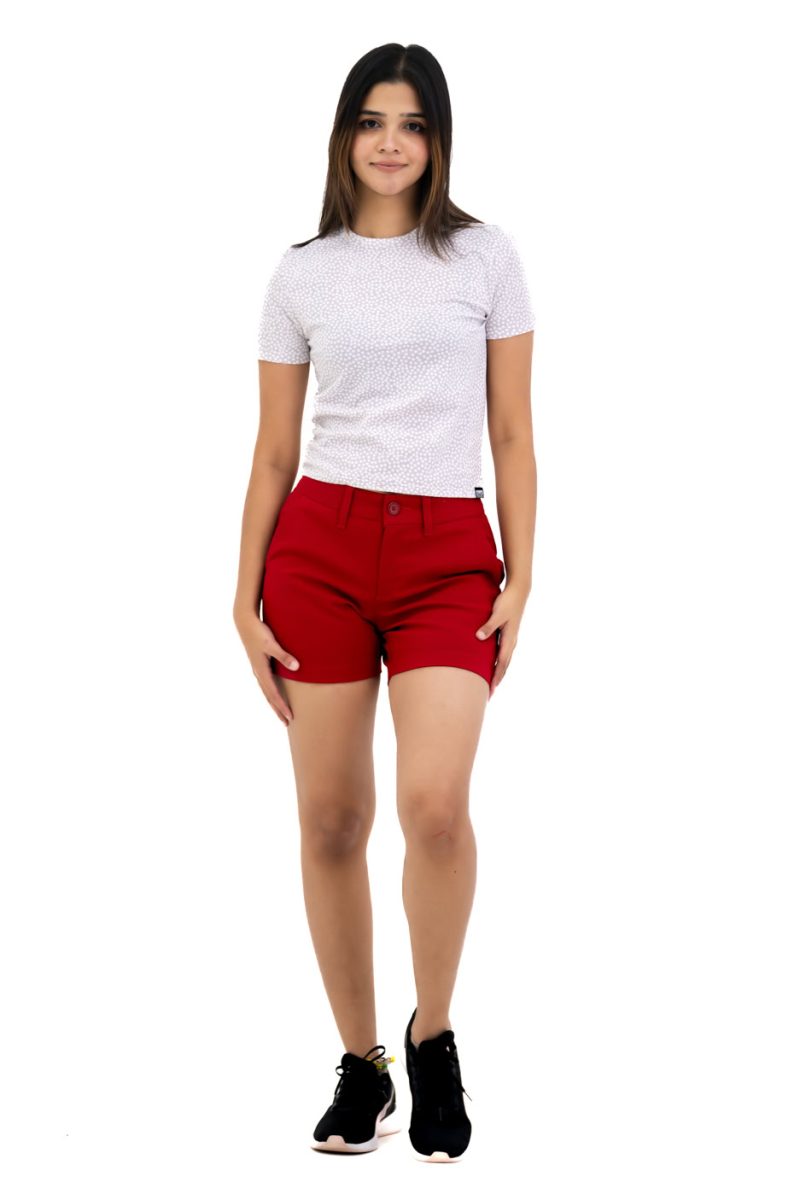 Women's Slim Fit T-Shirt - White Dot - Image 2