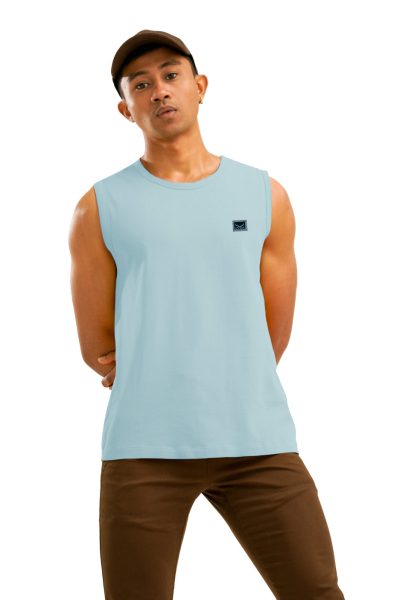 Men's Everyday Essential Tank Top - Ocean Blue