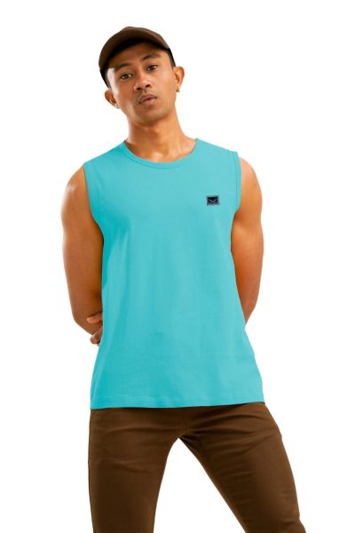 Men's Everyday Essential Tank Top - Aqua