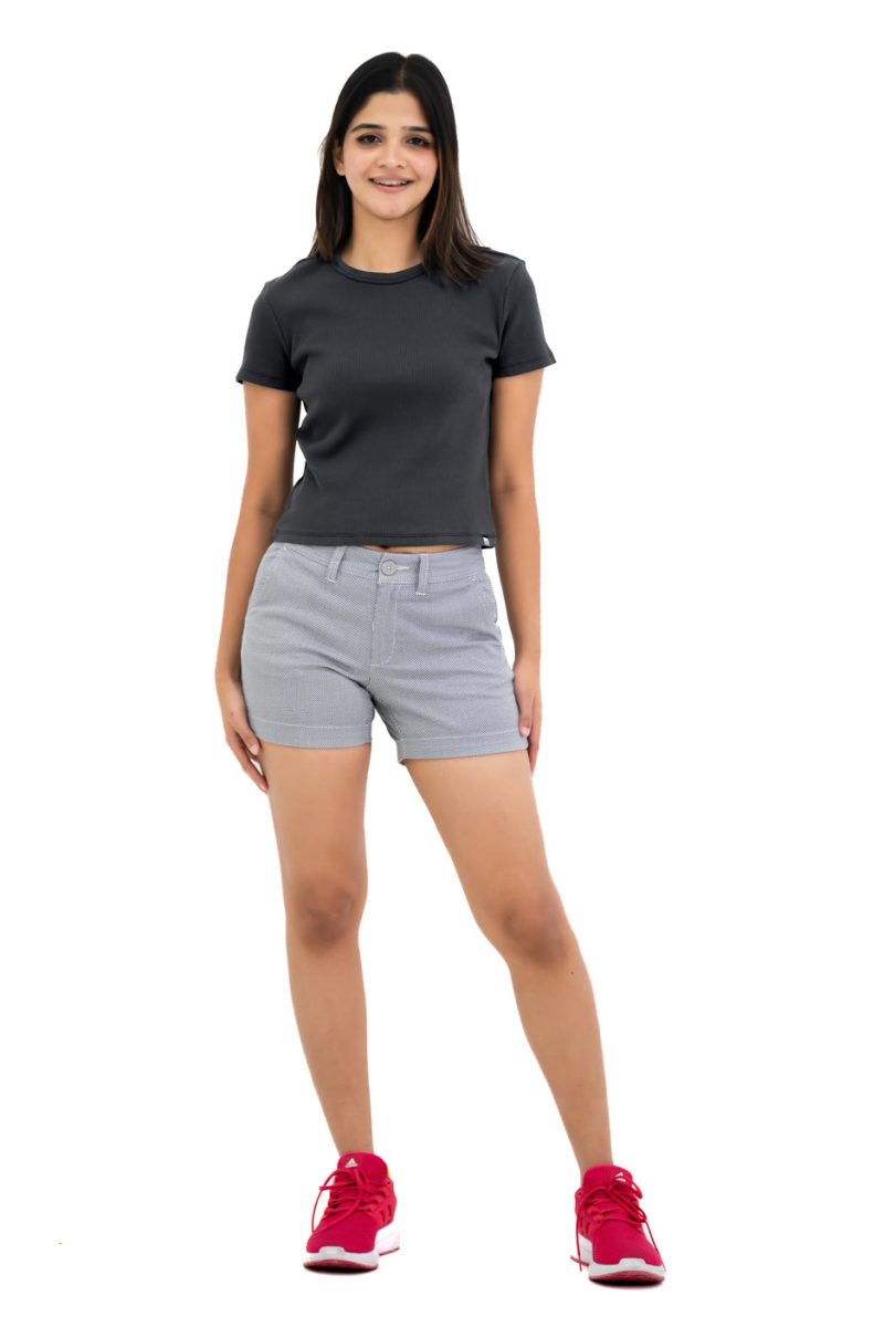Women's Slim Fit T-Shirt - Muted Charcoal - Image 2